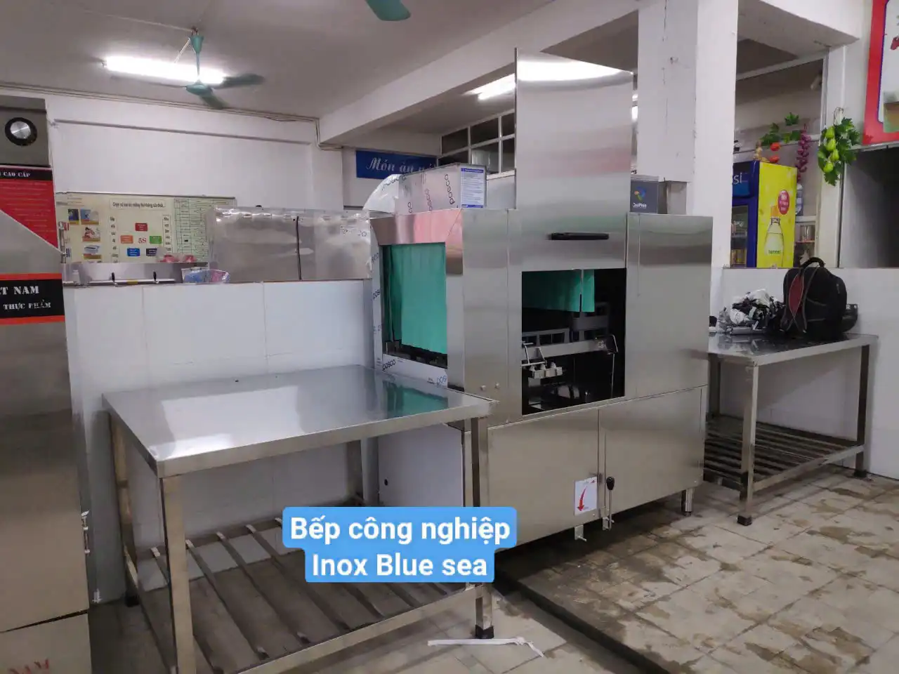 máy rửa bát công nghiệp Dolphin DW3210S Máy rửa chén băng chuyền Dolphin DRC 1E Hàn Quốc