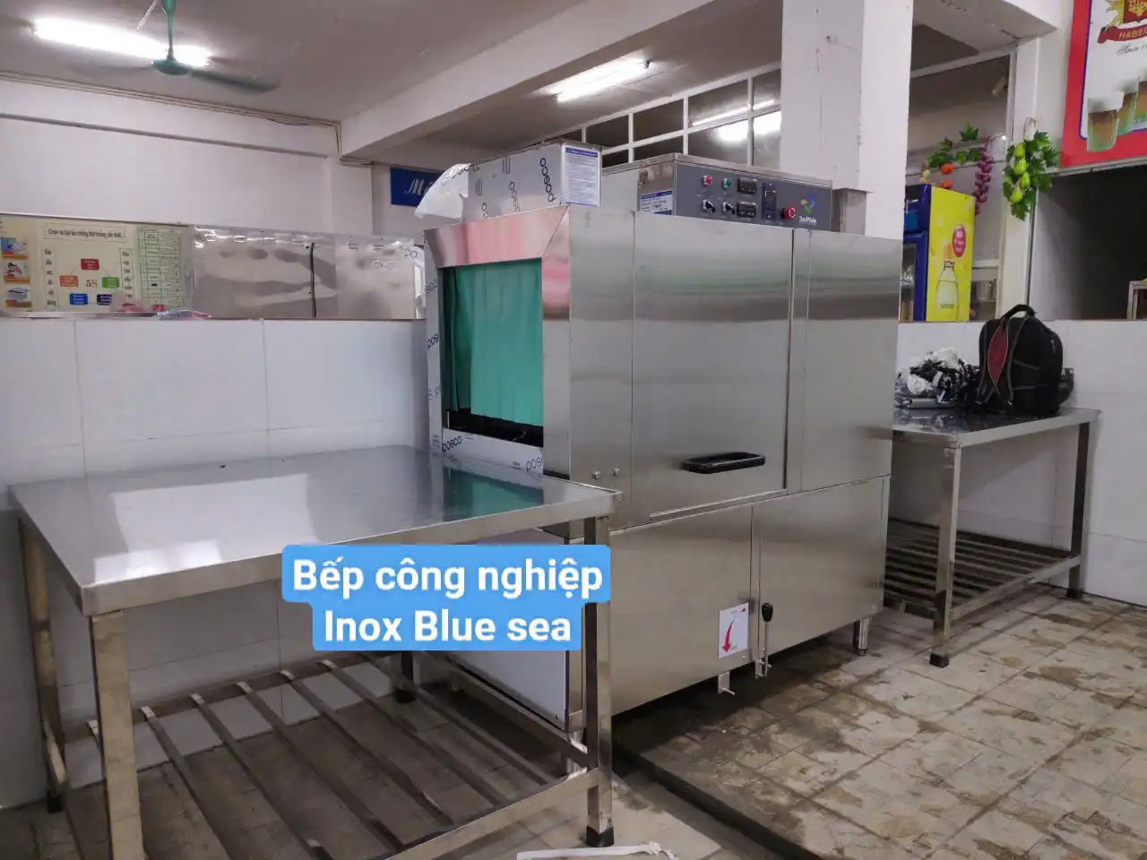 máy rửa bát công nghiệp Dolphin DW3210S Máy rửa chén băng chuyền Dolphin DRC 1E Hàn Quốc
