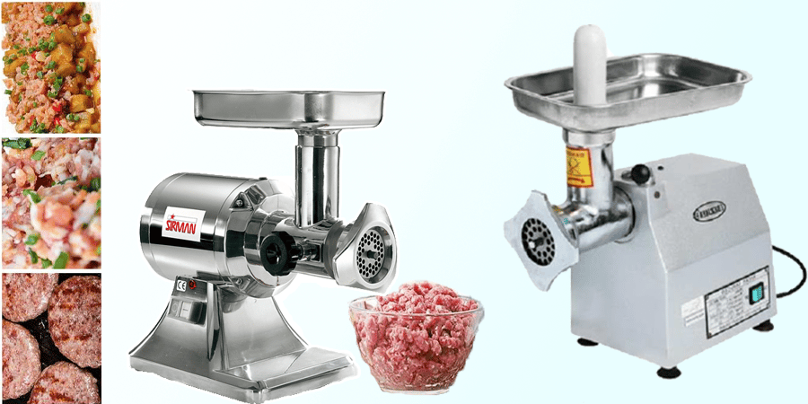 Máy xay thịt công nghiệp đang đóng vai trò quan trọng trong khu bếp tập thể