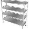 Kệ inox 2 tầng trên bàn Kệ inox 2 tầng trên bàn