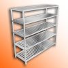 Kệ nan Inox 2 tầng treo tường Kệ nan Inox 2 tầng treo tường