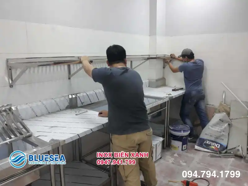 Thiết kế bếp công nghiệp Thiết kế bếp công nghiệp trọn gói – Inox Blue Sea thi công lắp đặt