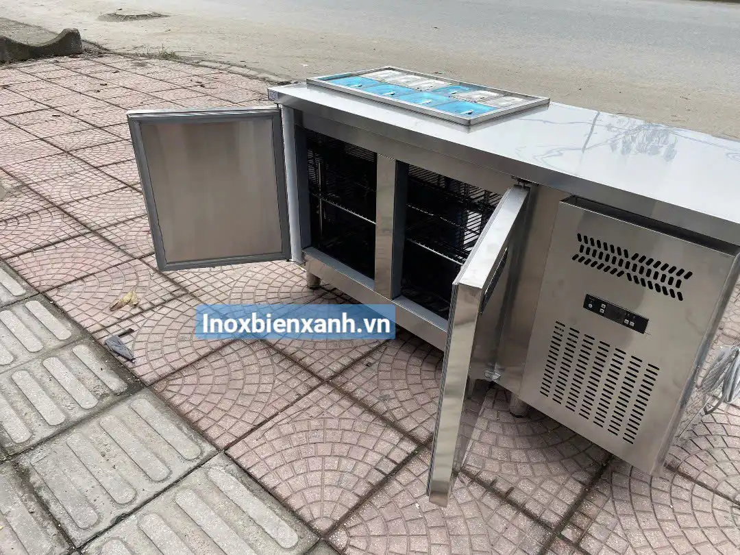 bàn mát bàn mát salad cánh inox