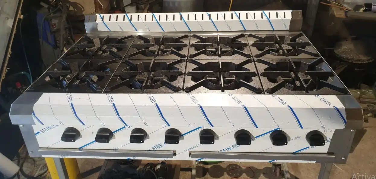 Bếp Âu 6 họng điện từ bếp âu 8 họng công nghiệp giá rẻ