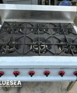 bếp âu 6 họng dùng gas giá rẻ cho bếp nhà hàng