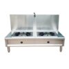 Bếp hầm đôi Bếp hầm đôi công suất lớn Inox Blue Sea