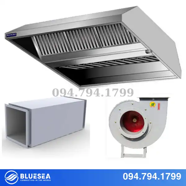 chụp hút khói bếp công nghiệp